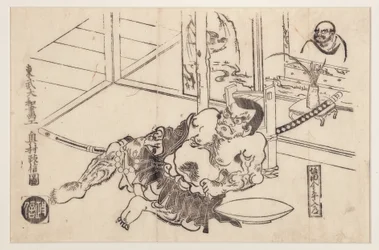 Le Prêtre Sakata Kimpira, 1710-20